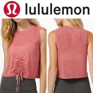 Lululemon Cinch Me Up Front Tank *Veil
Cherry Tint

#126